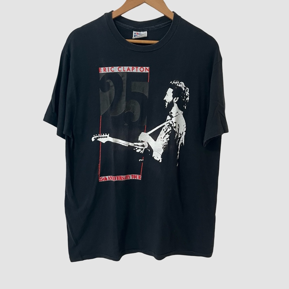 Vintage 1988 Eric Clapton 25th Anniversary Tour T Shirt XL 46-48